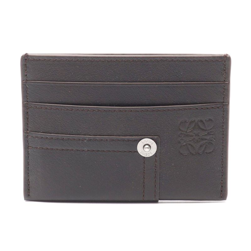 Loewe Leather Card Holder Brown